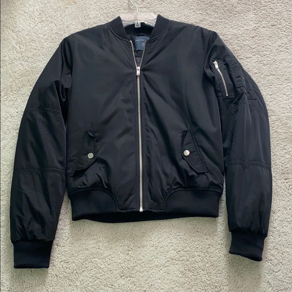 Nwot Dorothy Perkins Black Bomber Jacket